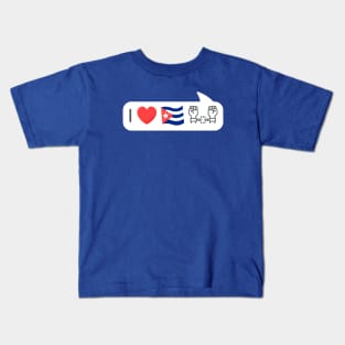 I love CUBA LIBRE Kids T-Shirt